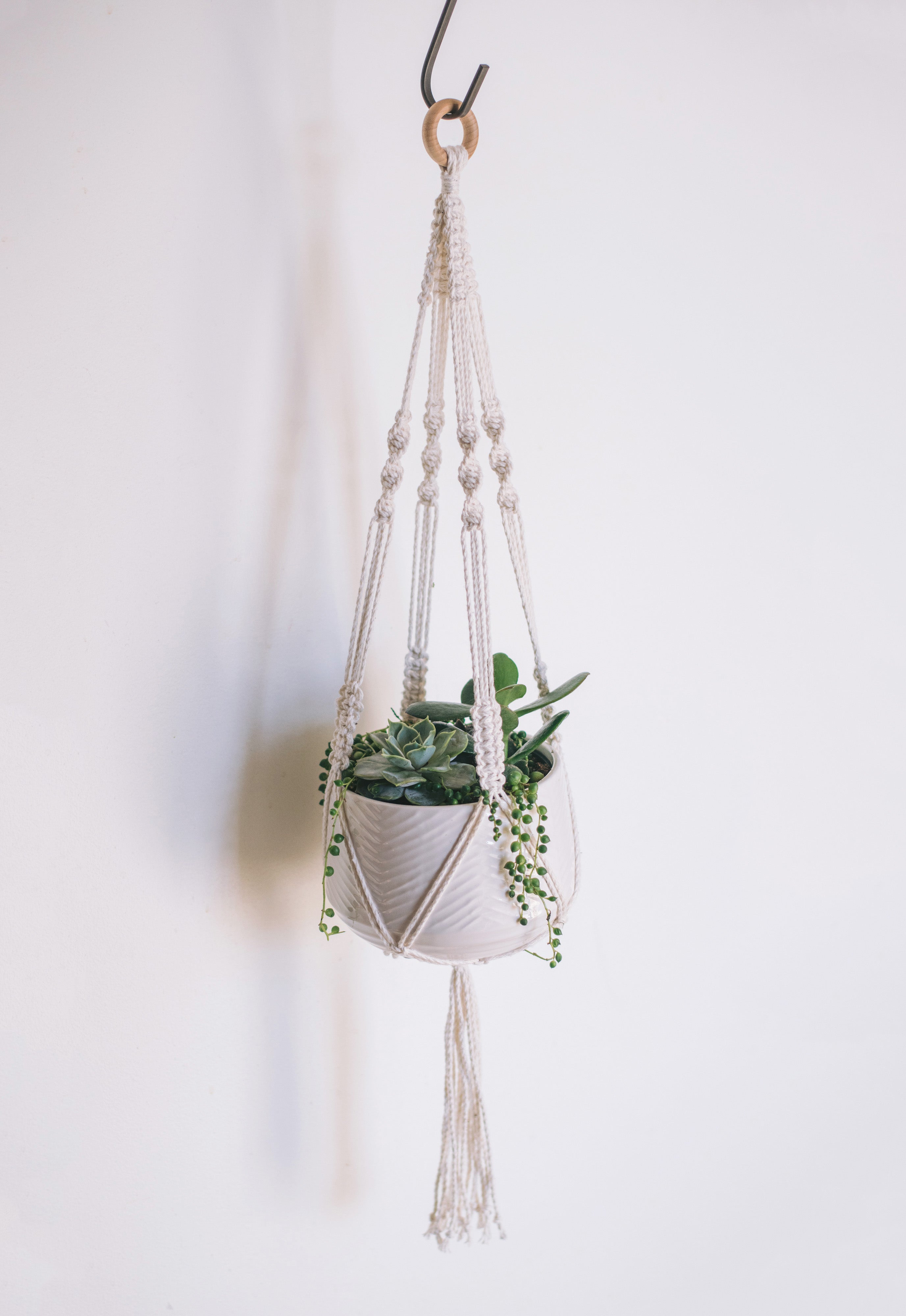 Beginners DIY Macrame Plant Hanger Pattern