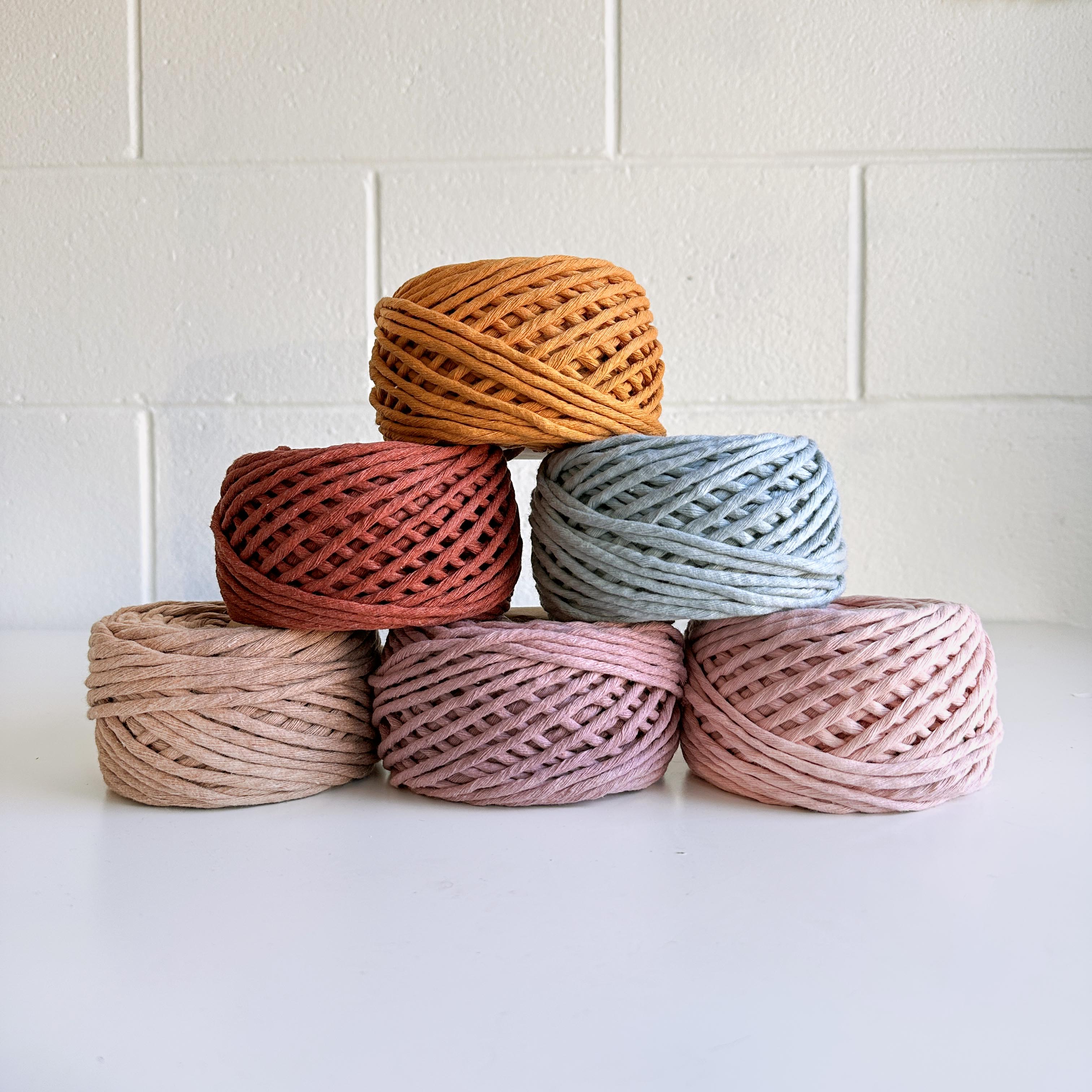 4mm Premium Quality Recycled Cotton Cord 50m cake