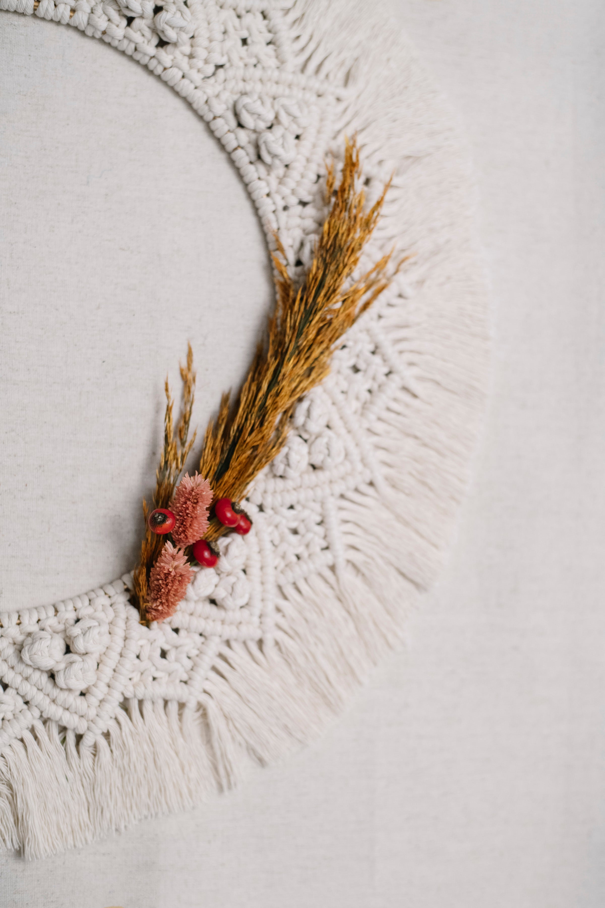 Macrame Wreath Wall Hanging Kit | DIY 8" / 10"